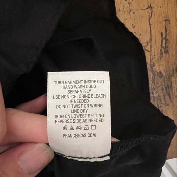 Francesca’s Mi Ami Black Eyelet Mini Dress Size Small - Picture 8 of 8